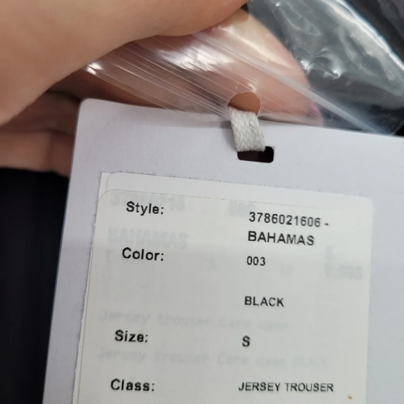 MAX MARA LEISURE Bahamas black skinny Jersey trousers Leggings small - Picture 4 of 6